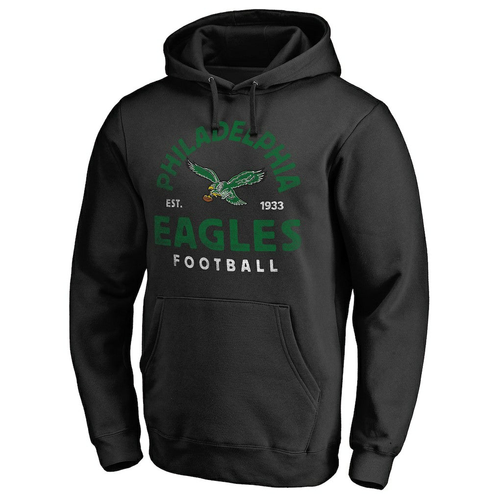 Philadelphia Eagles  Timeless Collection Vintage Arch Pullover Hoodie
