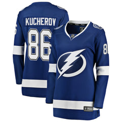 Nikita Kucherov Tampa Bay Lightning Fanatics Women's Home Breakaway Jersey For Sale