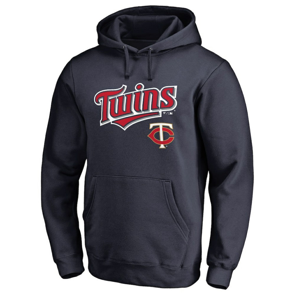Minnesota Twins Team Lockup Fitted Pullover Hoodie | MLB Near me