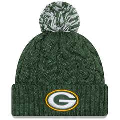 Green Bay Packers New Era Women's Cozy Cable Cuffed Knit Hat