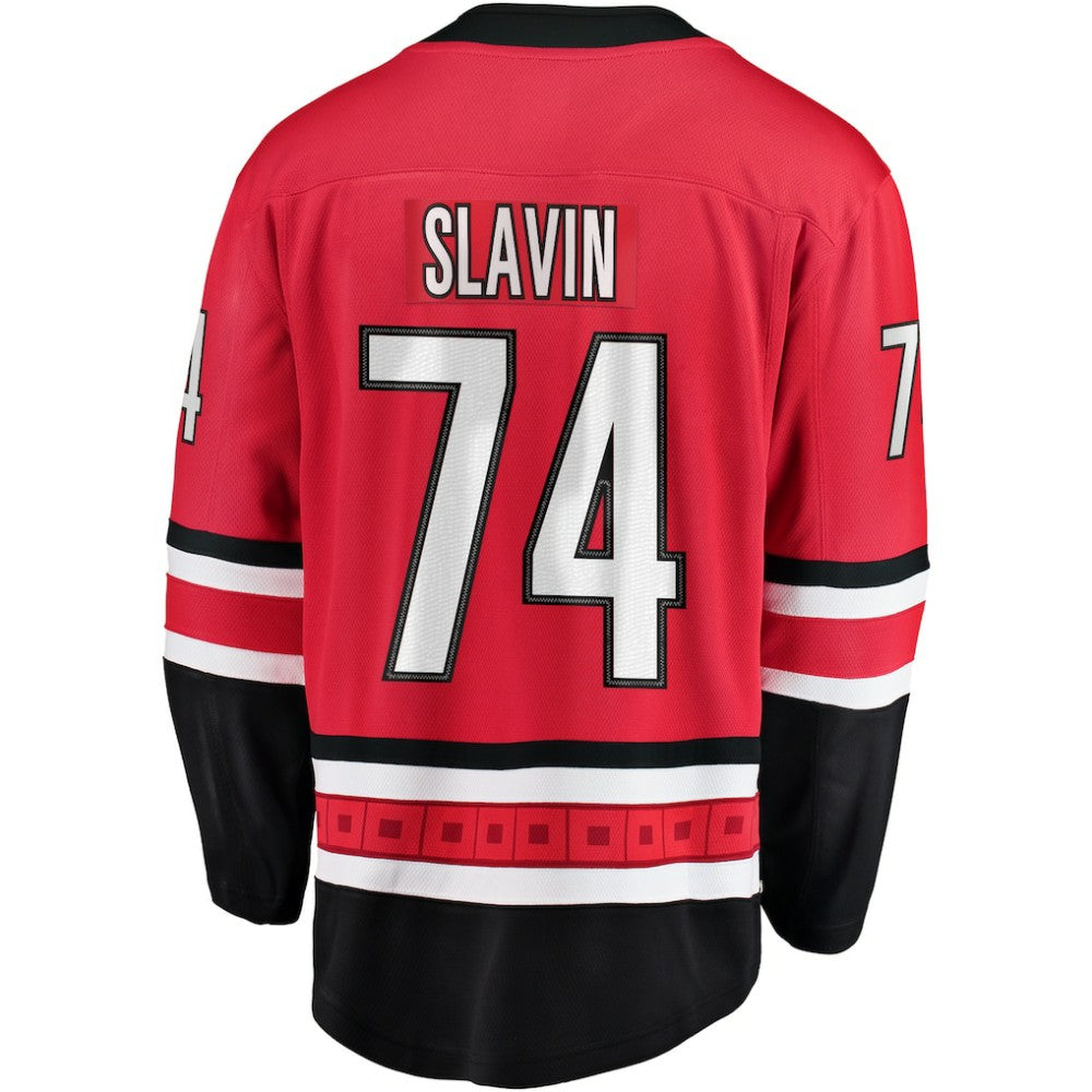 Jaccob Slavin Carolina Hurricanes Fanatics Alternate Breakaway Player Jersey For Sale