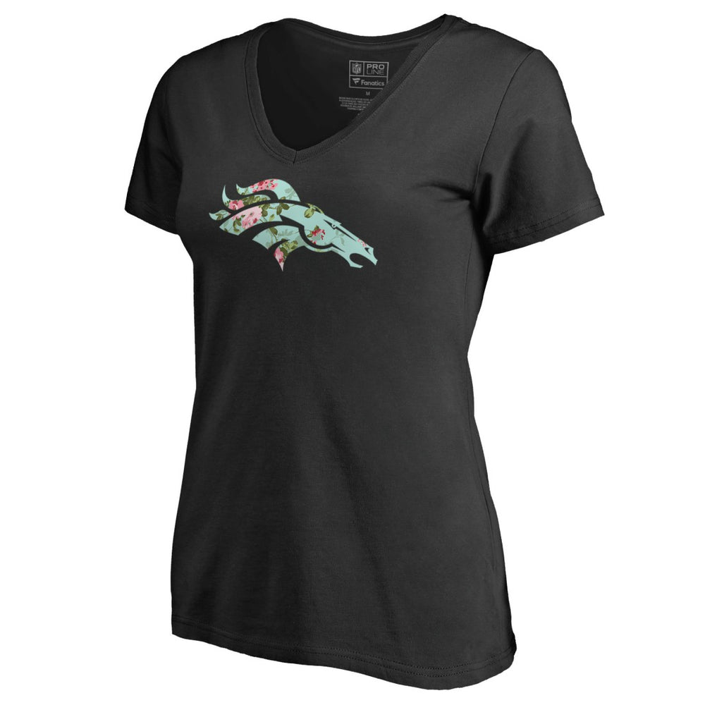 Denver Broncos  Women's Lovely V-Neck T-Shirt
