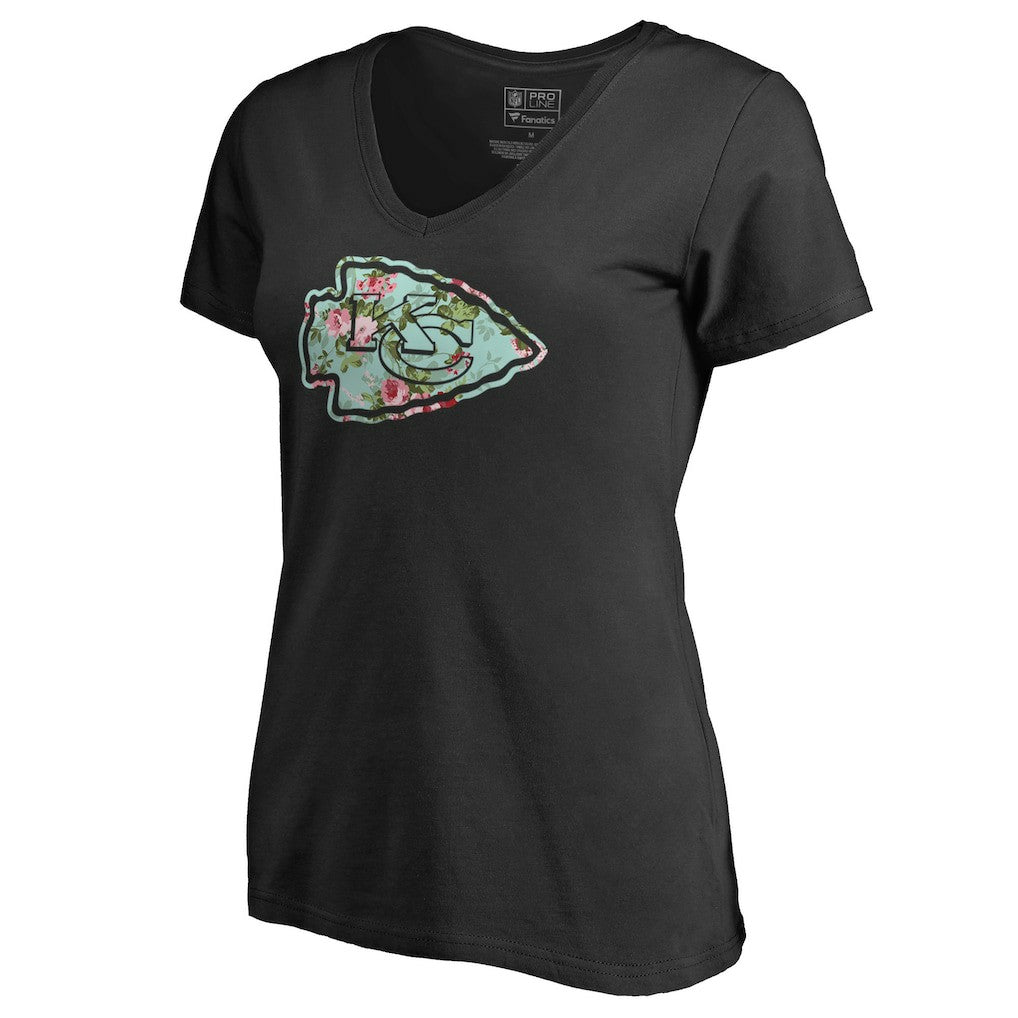 Kansas City Chiefs  Women's Lovely V-Neck T-Shirt