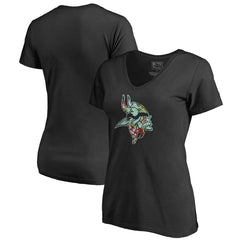 Minnesota Vikings  Women's Lovely V-Neck T-Shirt