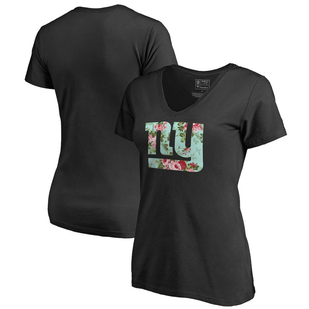 New York Giants  Women's Lovely V-Neck T-Shirt
