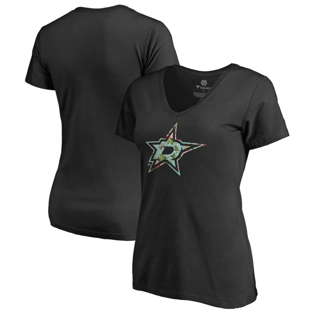 Dallas Stars Women's Lovely V-Neck T-Shirt On Sale