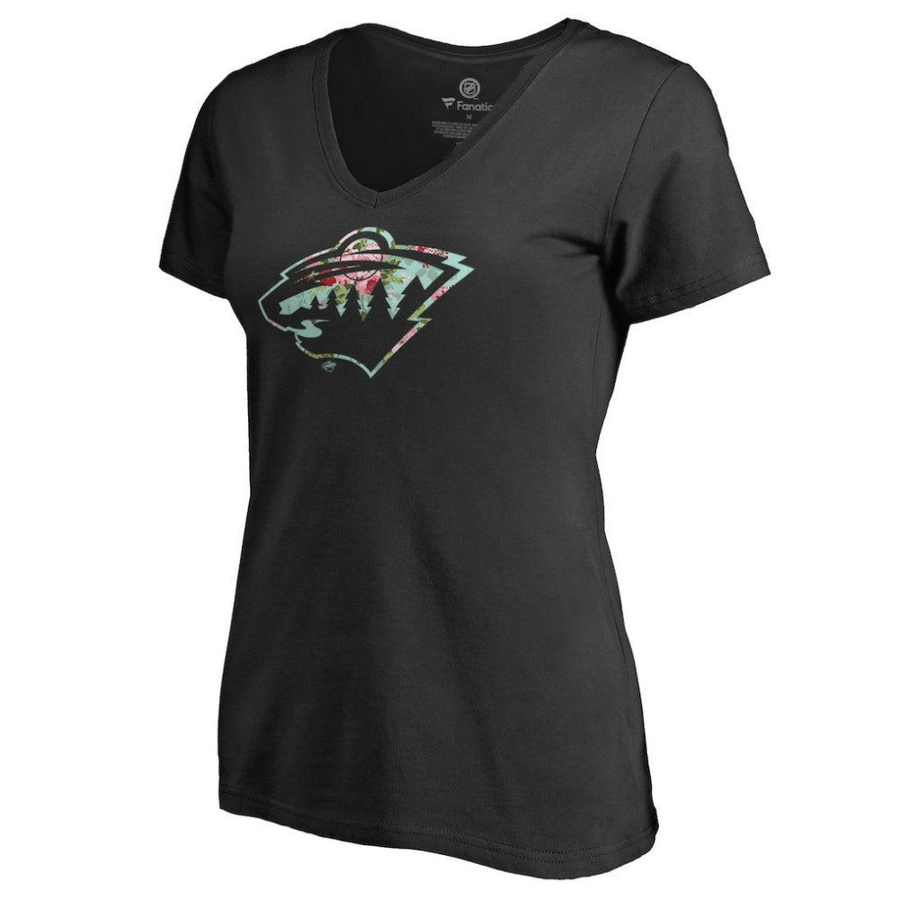 Minnesota Wild Women's Lovely V-Neck T-Shirt For Sale