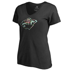 Minnesota Wild Women's Lovely V-Neck T-Shirt For Sale