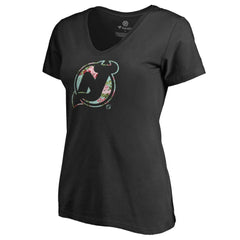 New Jersey Devils Women's Lovely V-Neck T-Shirt Outlet