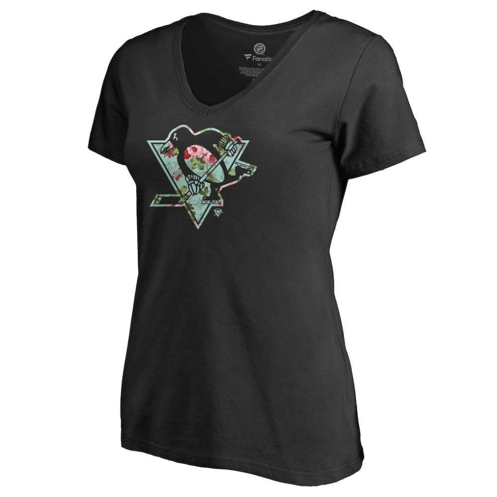 Pittsburgh Penguins Women's Lovely V-Neck T-Shirt Sale