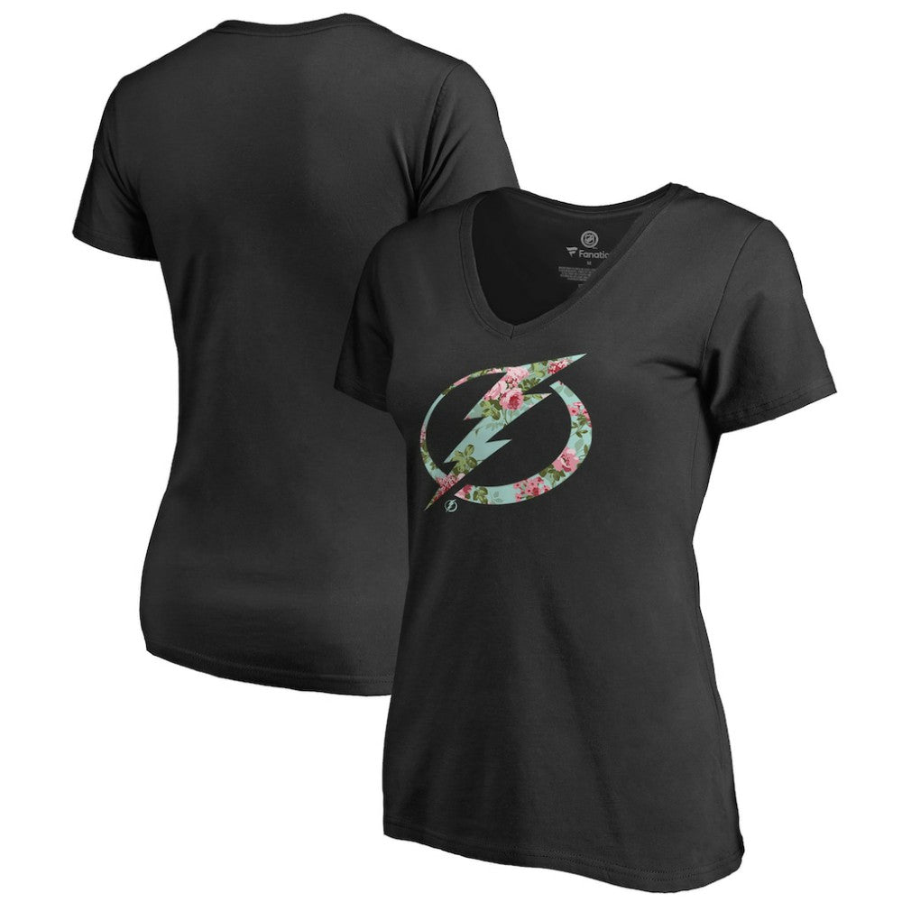 Tampa Bay Lightning Women's Lovely V-Neck T-Shirt Online