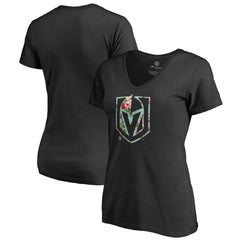Vegas Golden Knights Women's Lovely V-Neck T-Shirt Sale