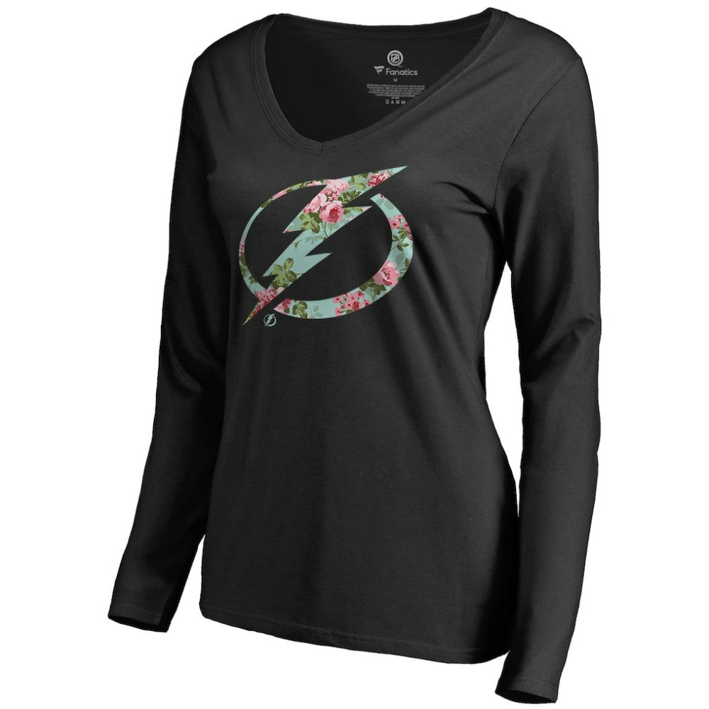 Tampa Bay Lightning Women's Lovely Long Sleeve V-Neck T-Shirt For Sale