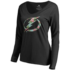 Tampa Bay Lightning Women's Lovely Long Sleeve V-Neck T-Shirt For Sale