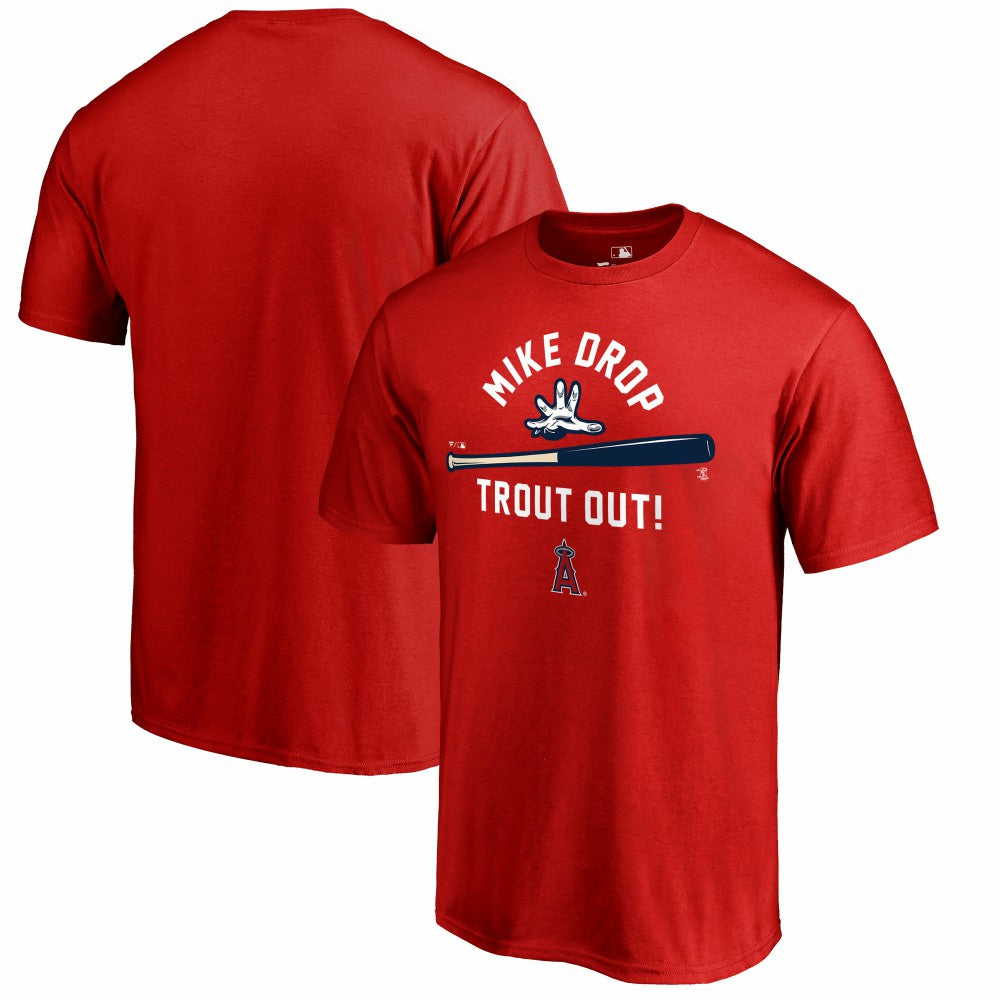 Mike Trout Los Angeles Angels Hometown Mike Drop T-Shirt | MLB Outlet