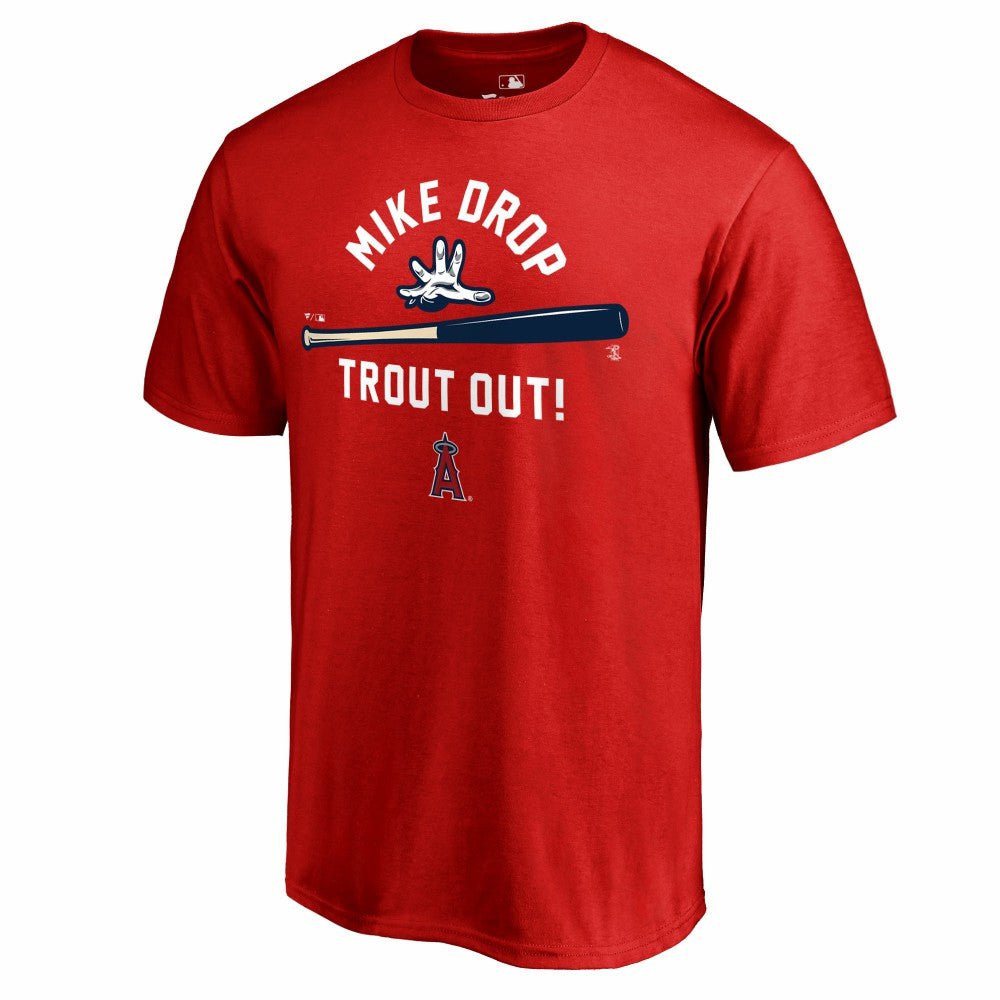 Mike Trout Los Angeles Angels Hometown Mike Drop T-Shirt | MLB Outlet