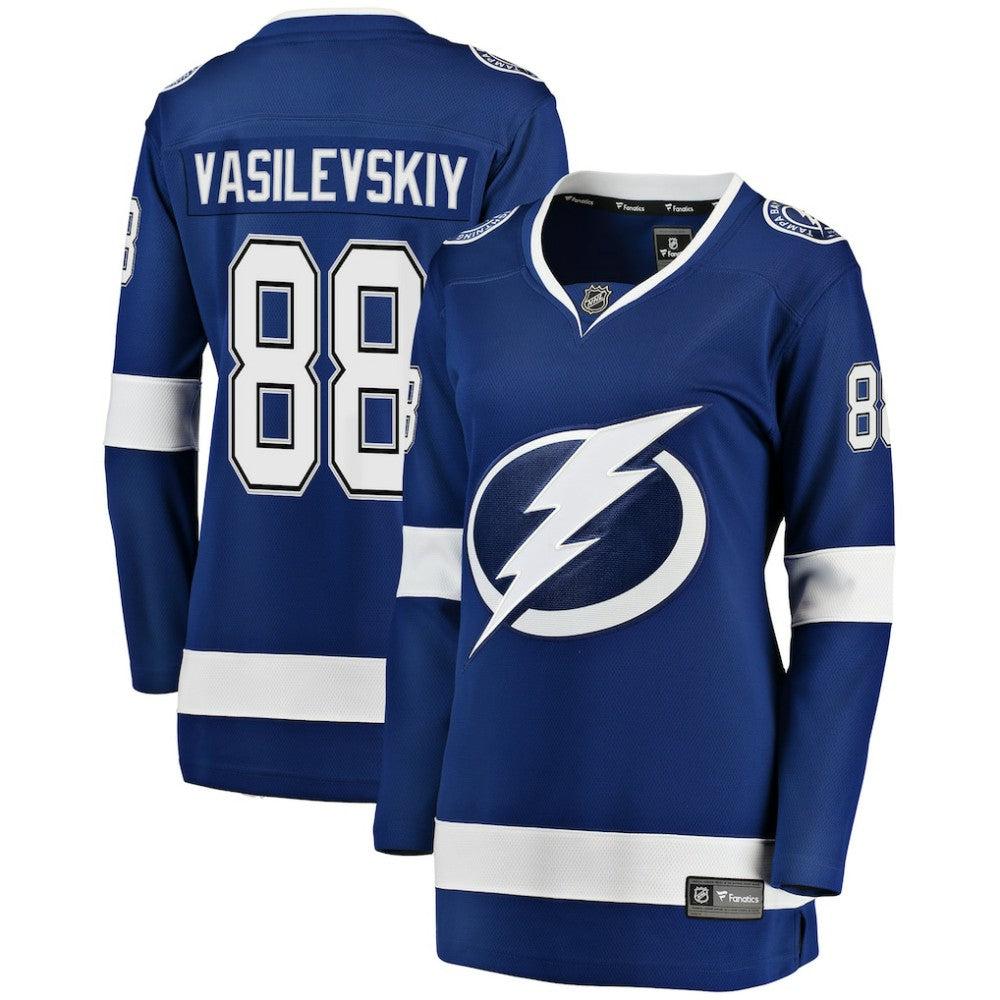 Andrei Vasilevskiy Tampa Bay Lightning Fanatics Women's Breakaway Player Jersey For Sale