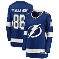 Andrei Vasilevskiy Tampa Bay Lightning Fanatics Women's Breakaway Player Jersey For Sale