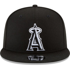 Los Angeles Angels New Era Black & White 9FIFTY Snapback Hat | MLB Near me