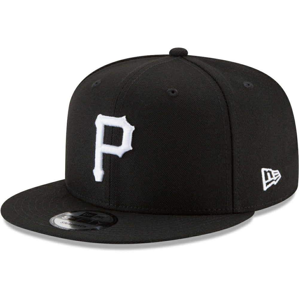 Pittsburgh Pirates New Era Black & White 9FIFTY Snapback Hat | MLB Online