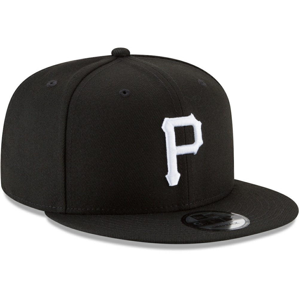 Pittsburgh Pirates New Era Black & White 9FIFTY Snapback Hat | MLB Online
