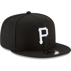 Pittsburgh Pirates New Era Black & White 9FIFTY Snapback Hat | MLB Online
