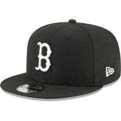 Boston Red Sox New Era Black & White 9FIFTY Snapback Hat | MLB On Sale