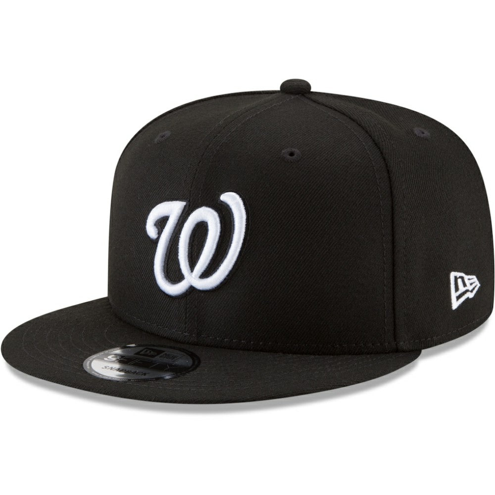 Washington Nationals New Era Black & White 9FIFTY Snapback Hat | MLB Sale