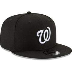 Washington Nationals New Era Black & White 9FIFTY Snapback Hat | MLB Sale