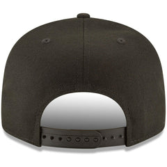 Philadelphia Phillies New Era Black on Black 9FIFTY Team Snapback Adjustable Hat | MLB Discount