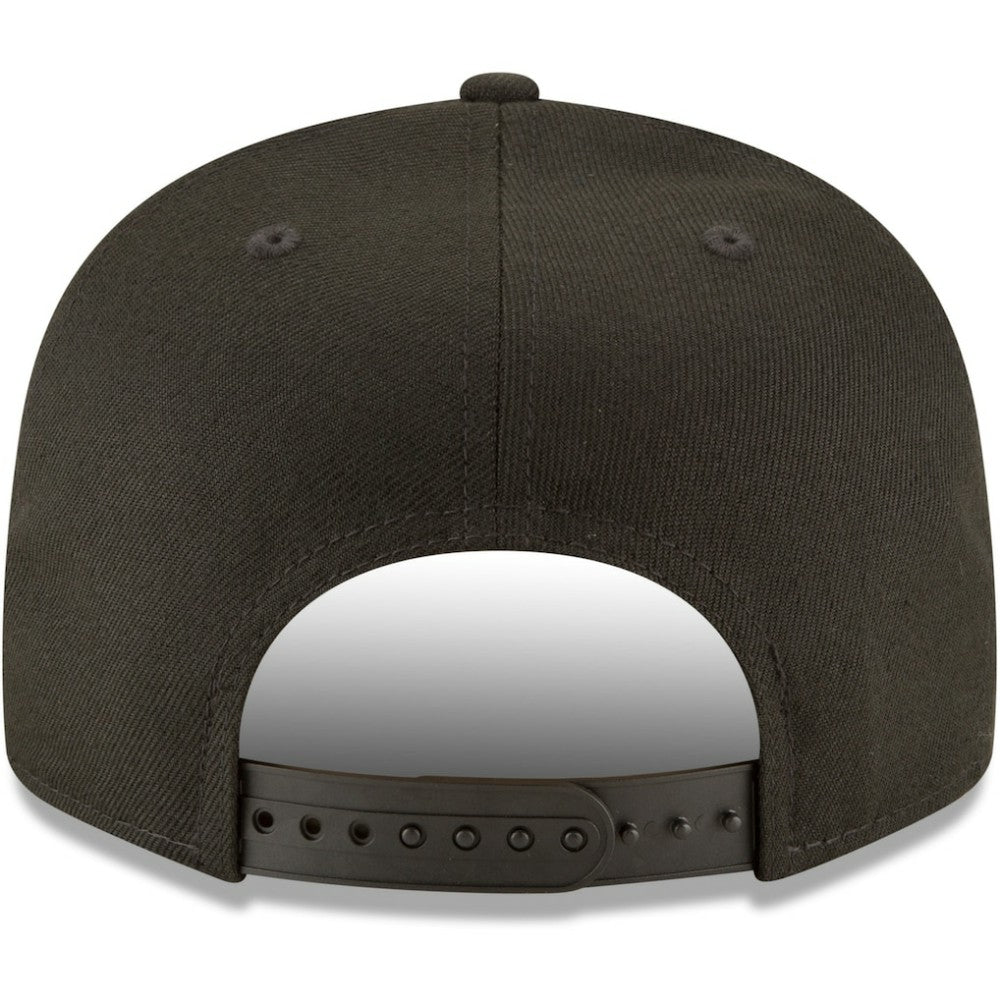 Cincinnati Reds New Era Black on Black 9FIFTY Team Snapback Adjustable Hat | MLB Discount