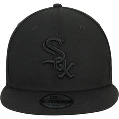 Chicago White Sox New Era Black on Black 9FIFTY Team Snapback Adjustable Hat | MLB Online