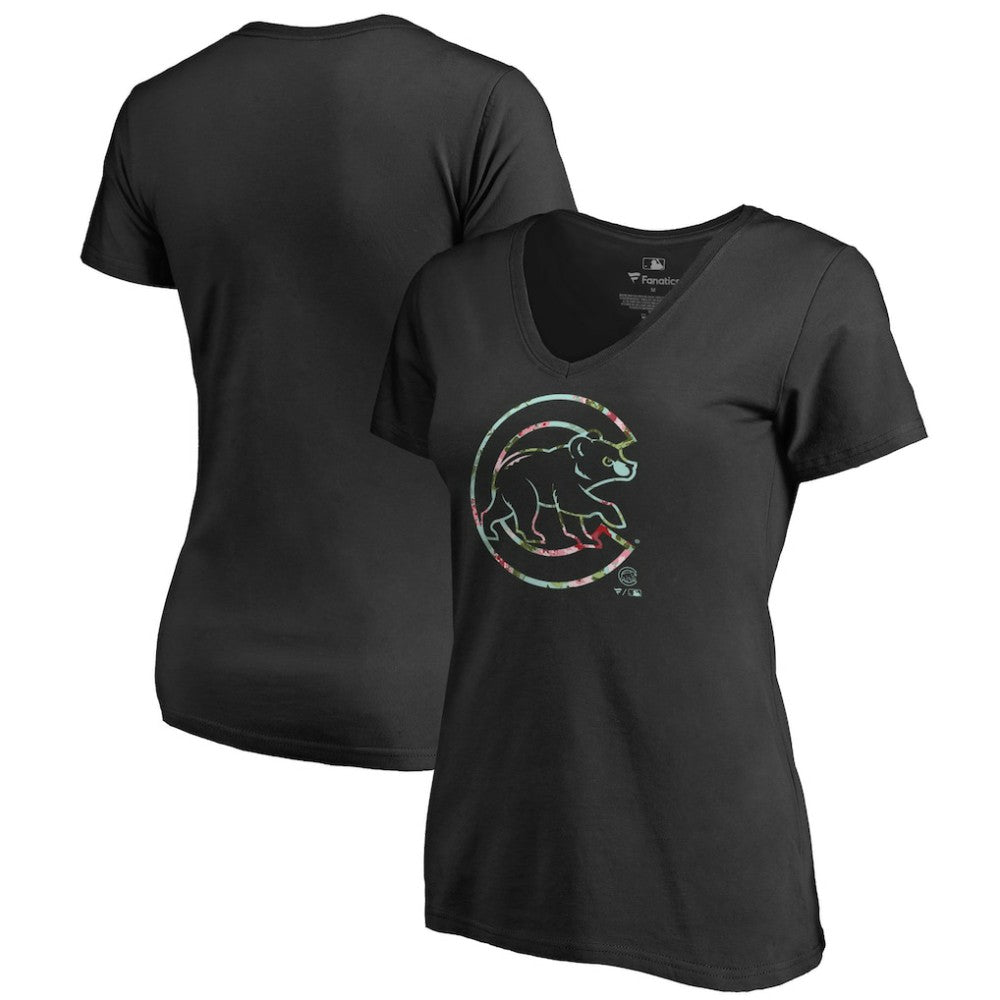 Chicago Cubs Women's Lovely V-Neck T-Shirt | MLB Discount