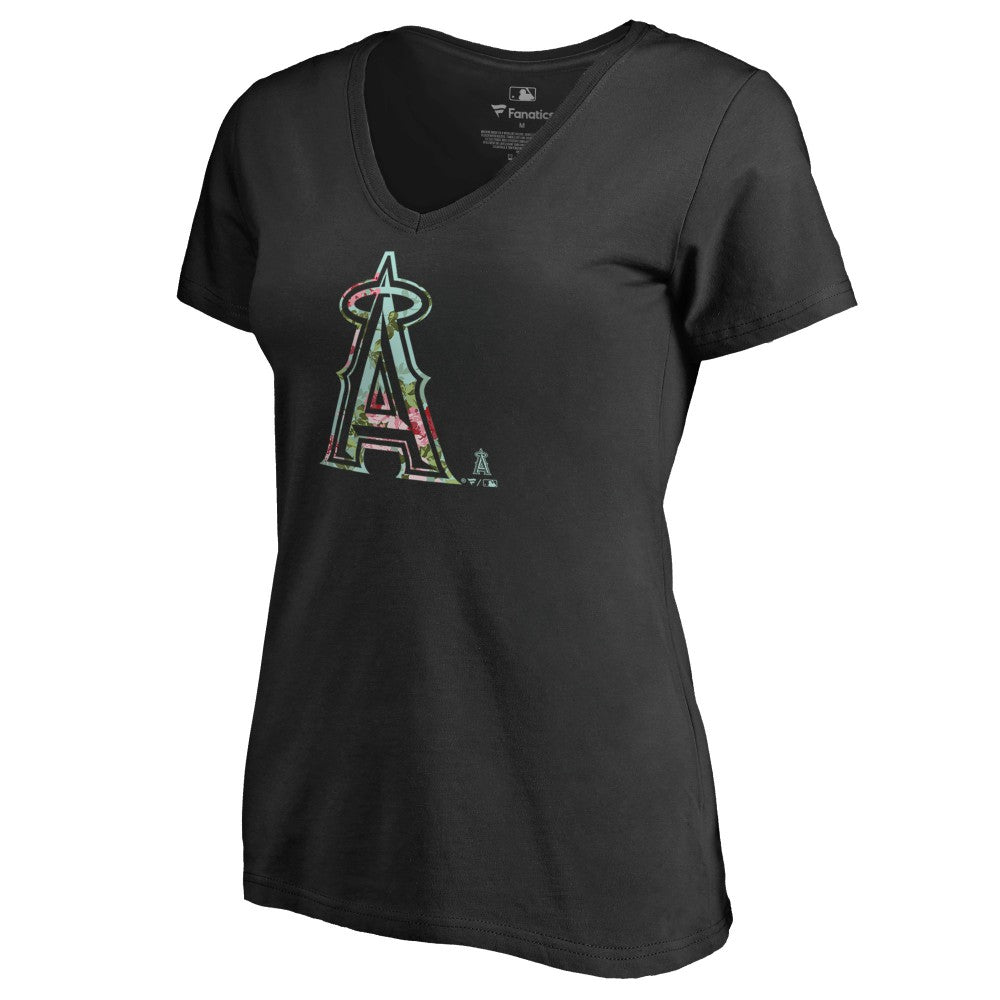 Los Angeles Angels Women's Lovely V-Neck T-Shirt | MLB On Sale