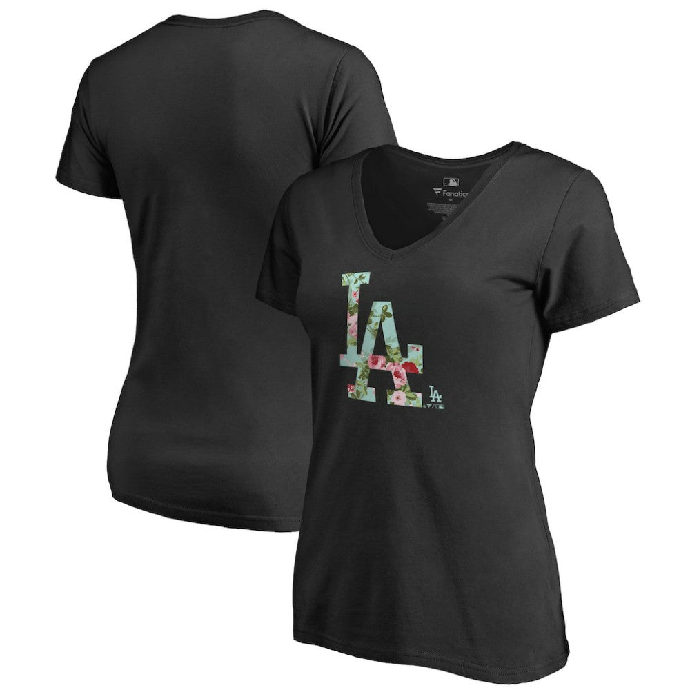 Los Angeles Dodgers Women's Lovely V-Neck T-Shirt | MLB Online