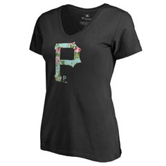 Pittsburgh Pirates Women's Lovely V-Neck T-Shirt | MLB On Sale