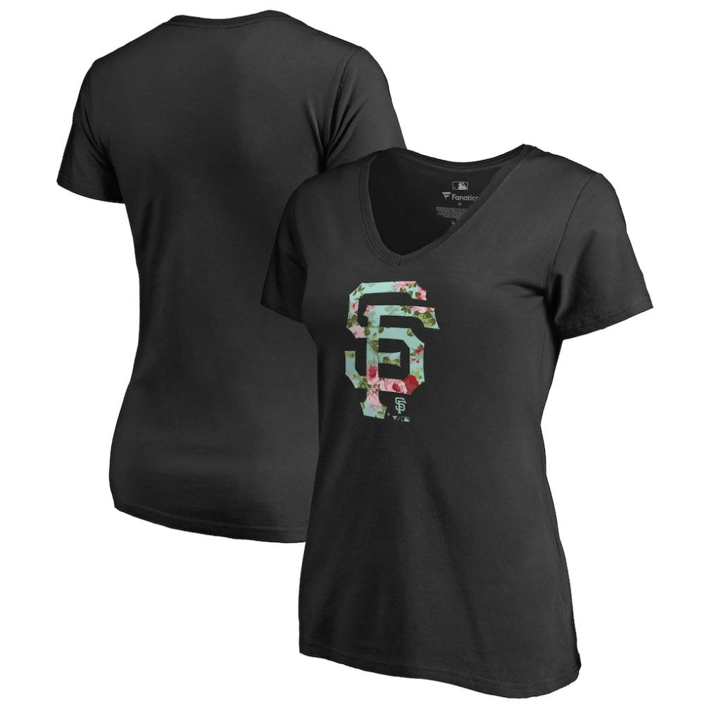 San Francisco Giants Women's Lovely V-Neck T-Shirt | MLB Discount