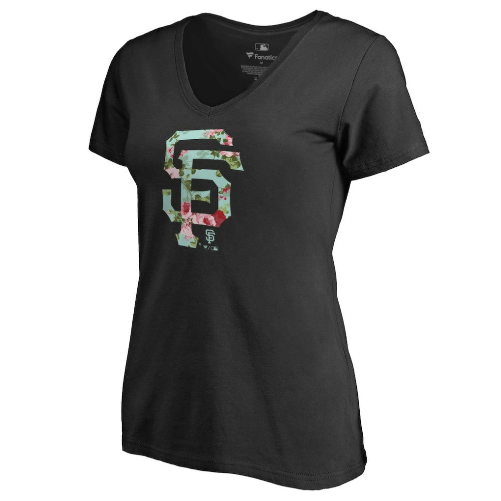 San Francisco Giants Women's Lovely V-Neck T-Shirt | MLB Discount