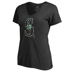 Seattle Mariners Women's Lovely V-Neck T-Shirt | MLB For sale