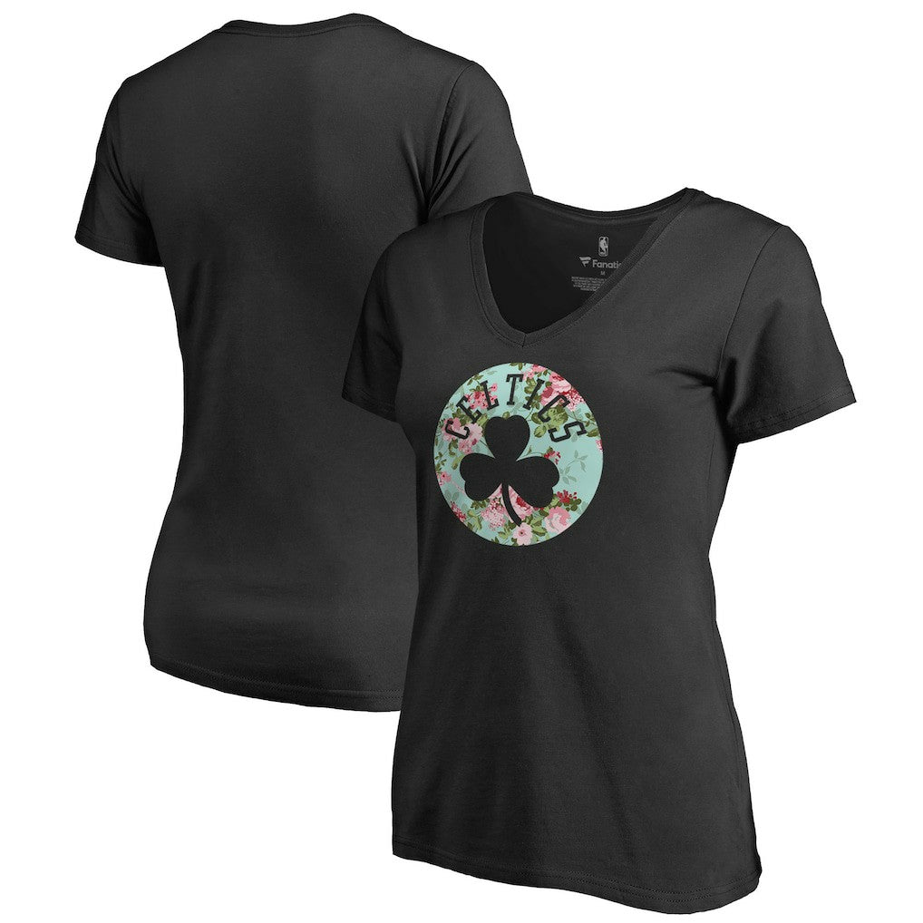 Boston Celtics Lovely V-Neck T-Shirt On Sale