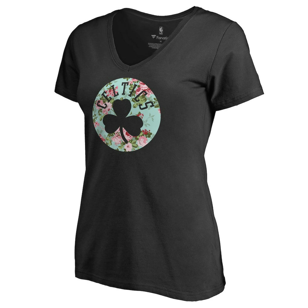 Boston Celtics Lovely V-Neck T-Shirt On Sale