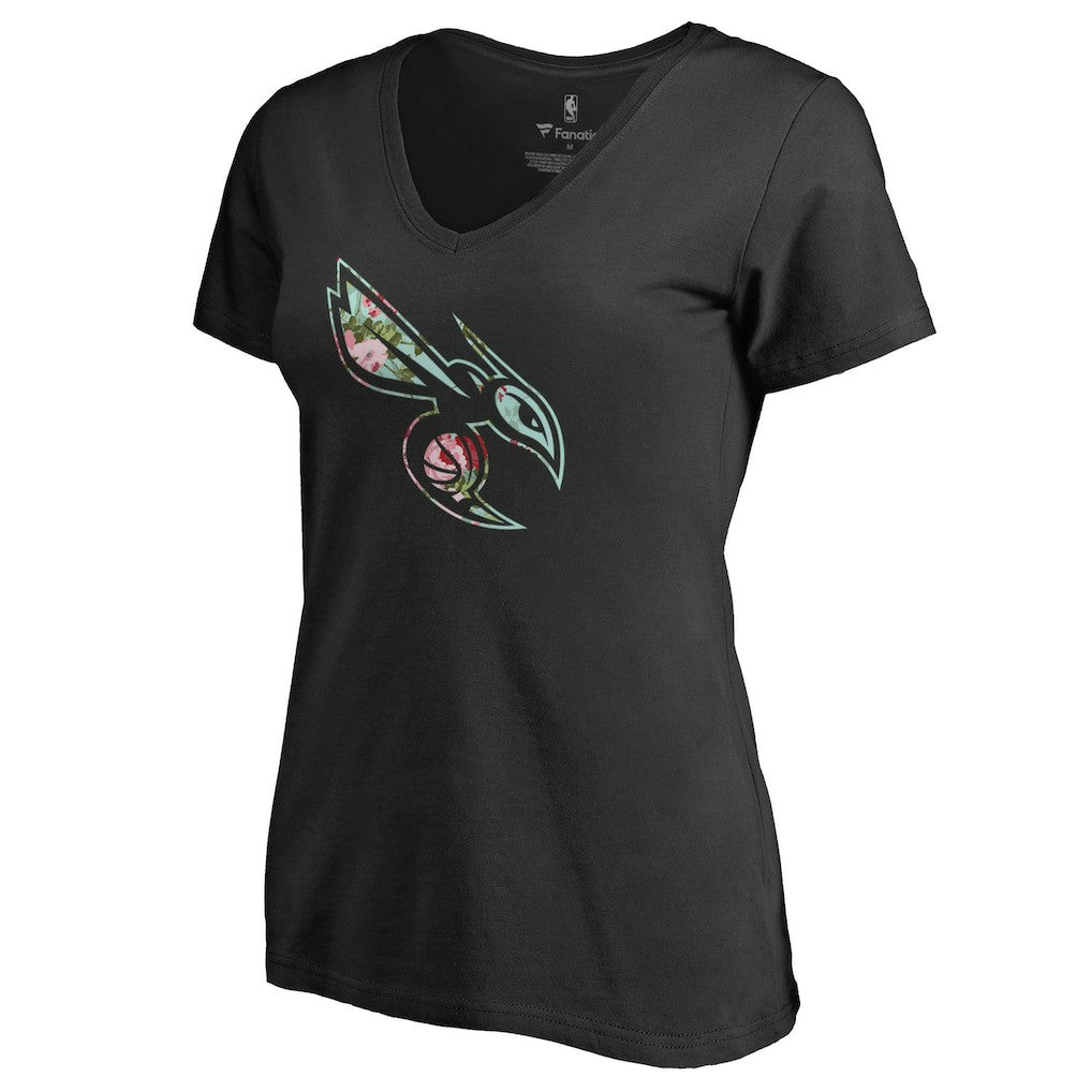 Charlotte Hornets Lovely V-Neck T-Shirt Online