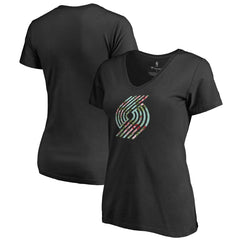 Portland Trail Blazers Lovely V-Neck T-Shirt Discount