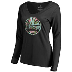 Golden State Warriors Women's Lovely V-Neck Long Sleeve T-Shirt sale New
