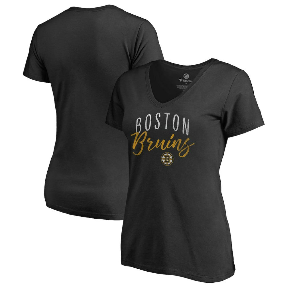 Boston Bruins Women's Graceful V-Neck T-Shirt Sale