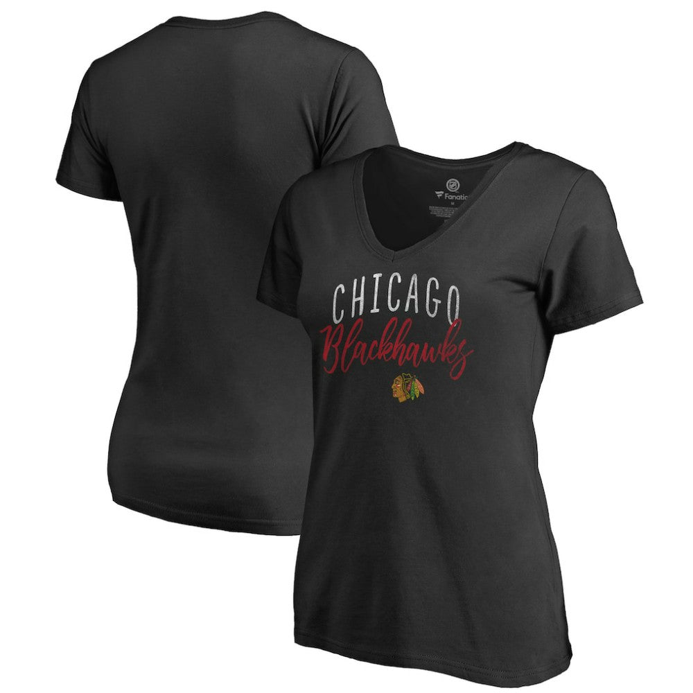 Chicago Blackhawks Women's Graceful V-Neck T-Shirt Online