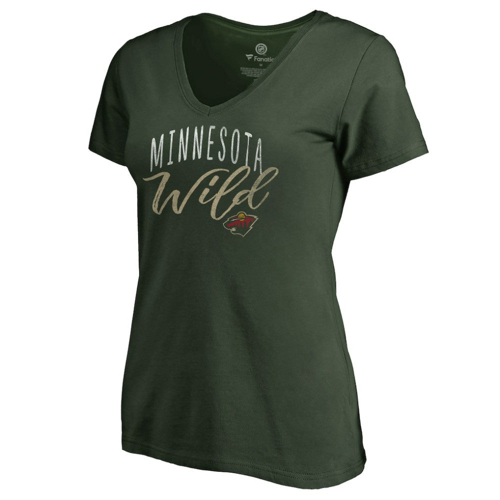 Minnesota Wild Women's Graceful V-Neck T-Shirt For Sale