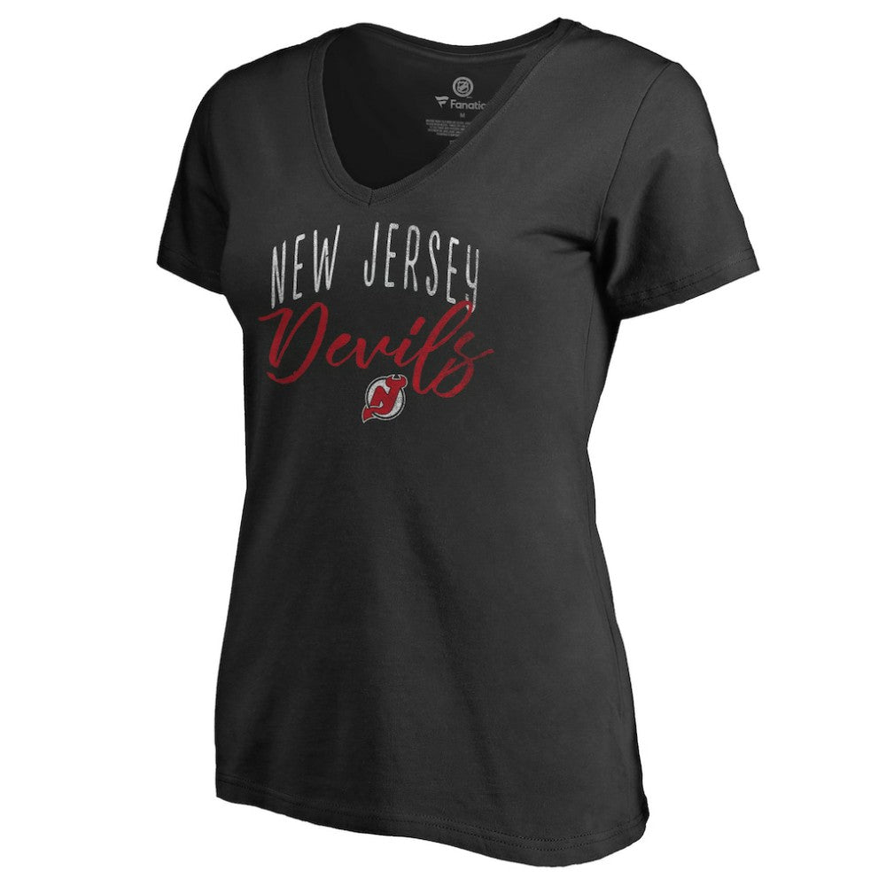 New Jersey Devils Women's Graceful V-Neck T-Shirt Outlet
