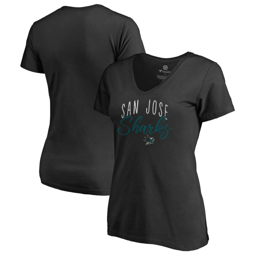 San Jose Sharks Women's Graceful V-Neck T-Shirt For Sale
