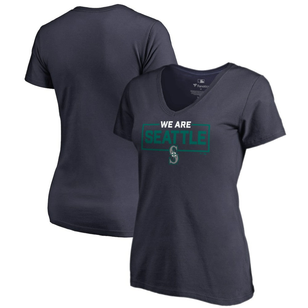 Seattle Mariners Women's We Are Icon V-Neck T-Shirt | MLB On Sale
